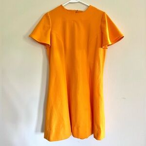Vintage Early 70s Orange Dress